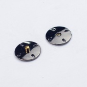 Кнопки металлические пришивные 15 мм арт. 16.0091 (Черный)