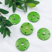 Кнопки металлические пришивные 21 мм арт. 16.0163 (Ярко-зеленый)