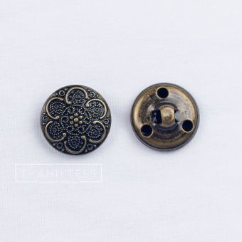 Пуговица металлическая 20 мм арт. 16.0066 (Черный)