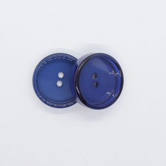 Пуговица пластиковая 25 мм арт. 142.0015 (Синий)