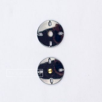Кнопки металлические пришивные 15 мм арт. 16.0091 (Черный)