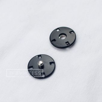 Кнопки металлические пришивные 15 мм арт. 16.0150 (Черный)