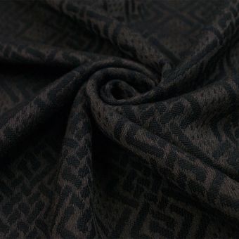 Жаккард костюмно-пальтовый арт.04.0084 (Черный)
