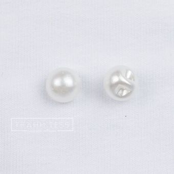 Пуговица пластиковая 7.5 мм арт. 16.0073 (Белый)