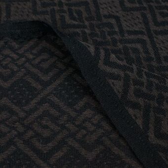 Жаккард костюмно-пальтовый арт.04.0084 (Черный)