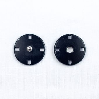 Кнопки металлические пришивные 18 мм арт. 16.0090 (Черный)
