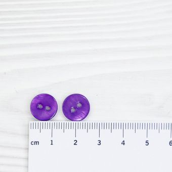 Пуговица перламутровая (ракушка) 11 мм арт. 16.0270 (Фиолетовый)