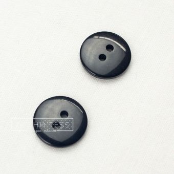 Пуговица пластиковая 15 мм арт. 16.0180 (Черный)