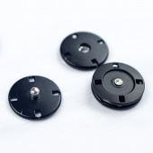 Кнопки металлические пришивные 18 мм арт. 16.0090 (Черный)