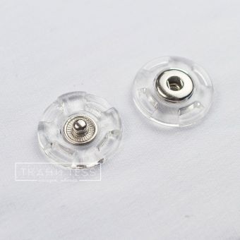 Кнопки пластиковые пришивные 21 мм арт. 16.0070 (Бесцветные)